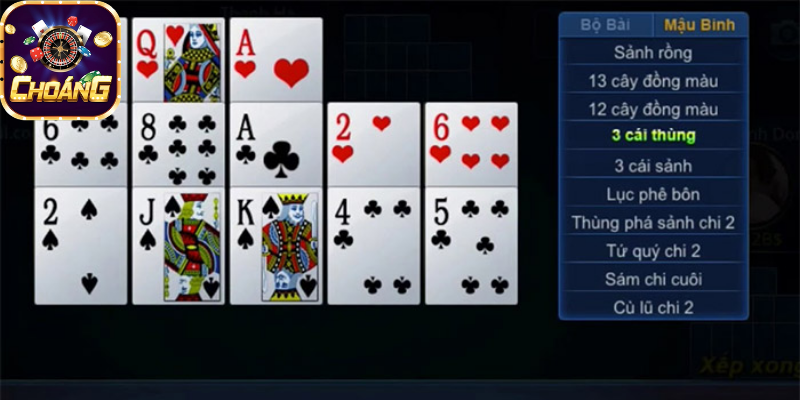 Luật lệ cơ bản của binh xập xám